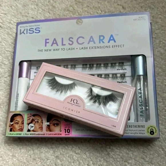 Falscara and Set of Iconic lashes - Picture 1 of 2